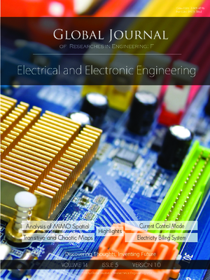 GJRE-F Electrical and Electronic: Volume 14 Issue F5