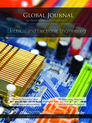 GJRE-F Electrical and Electronic: Volume 14 Issue F9