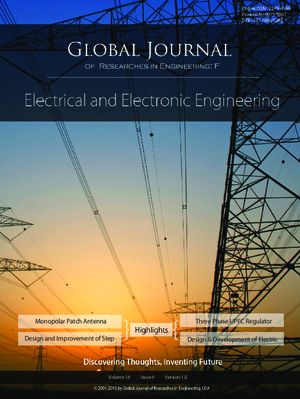 GJRE-F Electrical and Electronic: Volume 16 Issue F4