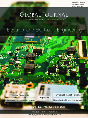 GJRE-F Electrical and Electronic: Volume 22 Issue F1