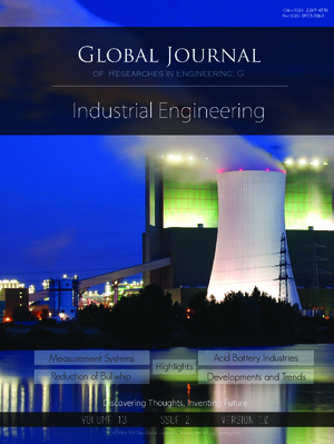 GJRE-G Industrial: Volume 13 Issue G2