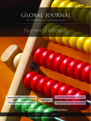GJRE-I Numerical Methods: Volume 20 Issue I1