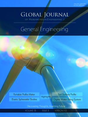 GJRE-J General: Volume 13 Issue J3