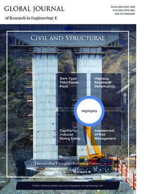 GJRE-E Civil & Structural: Volume 26 Issue E1